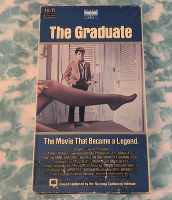 The Graduate (1967) VHS - 1987 Nelson - Mike Nichols Dustin Hoffman 60s Classic
