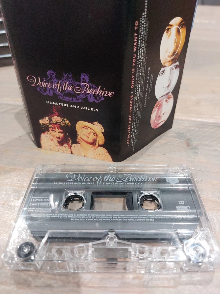 Voice of The Beehive Monsters and Angels 1991 Cassette Tape - Image 4 of 4