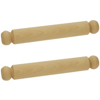 Bigjigs Toys großes Nudelholz aus Holz (2er Pack) Kinder Kind Kinder Küche
