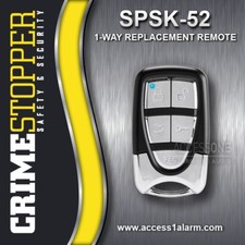 Crimestopper Cool Start Fortress SPSK-52 1-Way Remote Control FCC ID Q6WBT5149