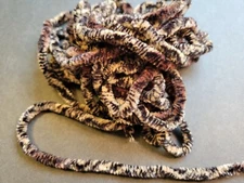 5 Yards Round Variegated BROWN BLACK SHADES   Medium Chenille for Fly Tying