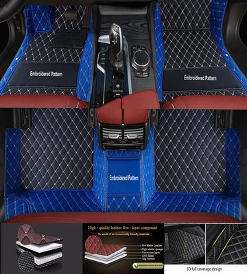 Custom Waterproof Car Floor Mats For Lexus GS200t, GS300, GS350, GS430, GS450h, GS460 – Full Set, Embroidered Logo