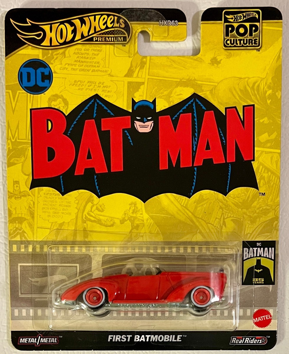 Hot Wheels 2024 Premium DC BATMAN 85 Years First Batmobile #HVJ40