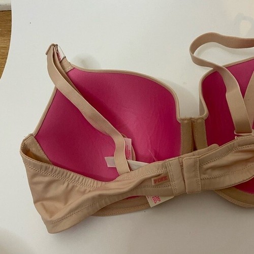 Victoria’s Secret PINK Women’s Size 36D Lightly Lined Bra Beige Nude - Picture 7 of 8