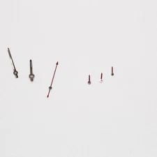 Genuine Rolex Daytona White Gold Hands Set with Rare Red Chronograph Hands 4130