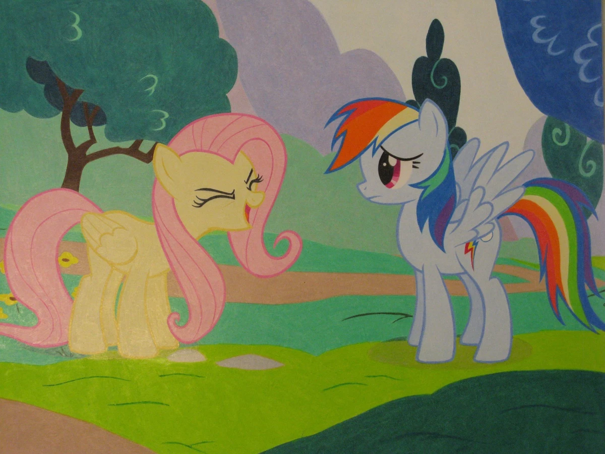 My Little Pony FiM Fluttershy s Yay Rainbow Dash Fluttershy