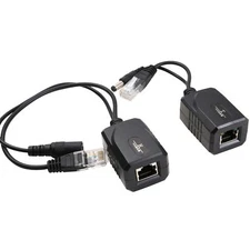 Power Over Ethernet POE Splitter Transmitter + Receiver for RJ45 Network Cable'