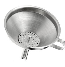 WESTMARK Flaschentrichter mit Sieb Edelstahltrichter Einmachtrichter 1246