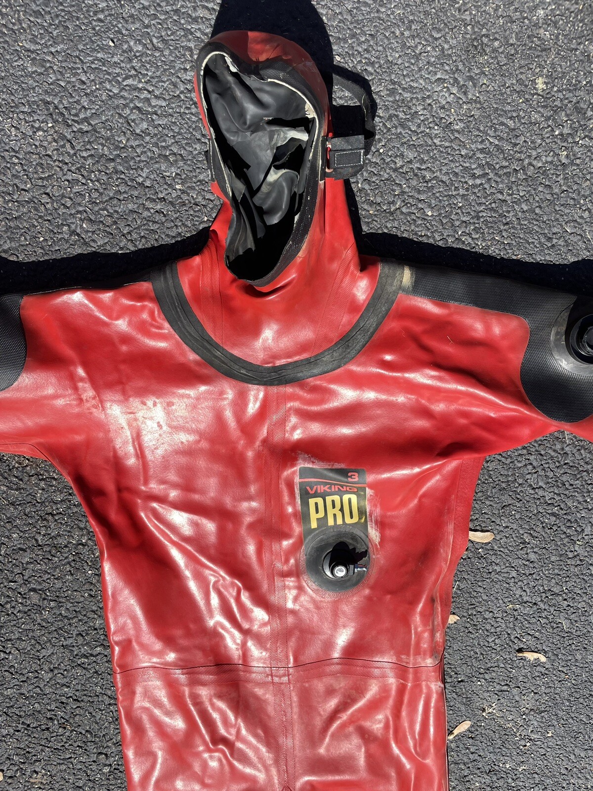 Viking Drysuit Pro3 XL With Sz11 Boots and Hood eBay