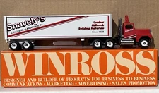 WINROSS 1988 Snavely's Building Material - Tractor Trailer Truck w/ Original Box