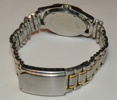 Cadran Seiko Quartz 7N43-925I R2 Noir D'origine - Pièce Vintage Pour Montre, état Occasion