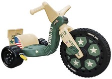 Spin Out Racer The Original Big Wheel 16" Tricycle - US Army w/ Hand Brake