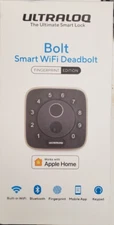 ULTRALOQ Bolt Fingerprint Smart Lock works with Apple HomeKit, Built-in WiFi