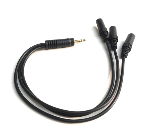 3.5mm Speaker 3 Way Headphone Splitter Converter 1 Male to 3x Female US Seller - Picture 7 of 12