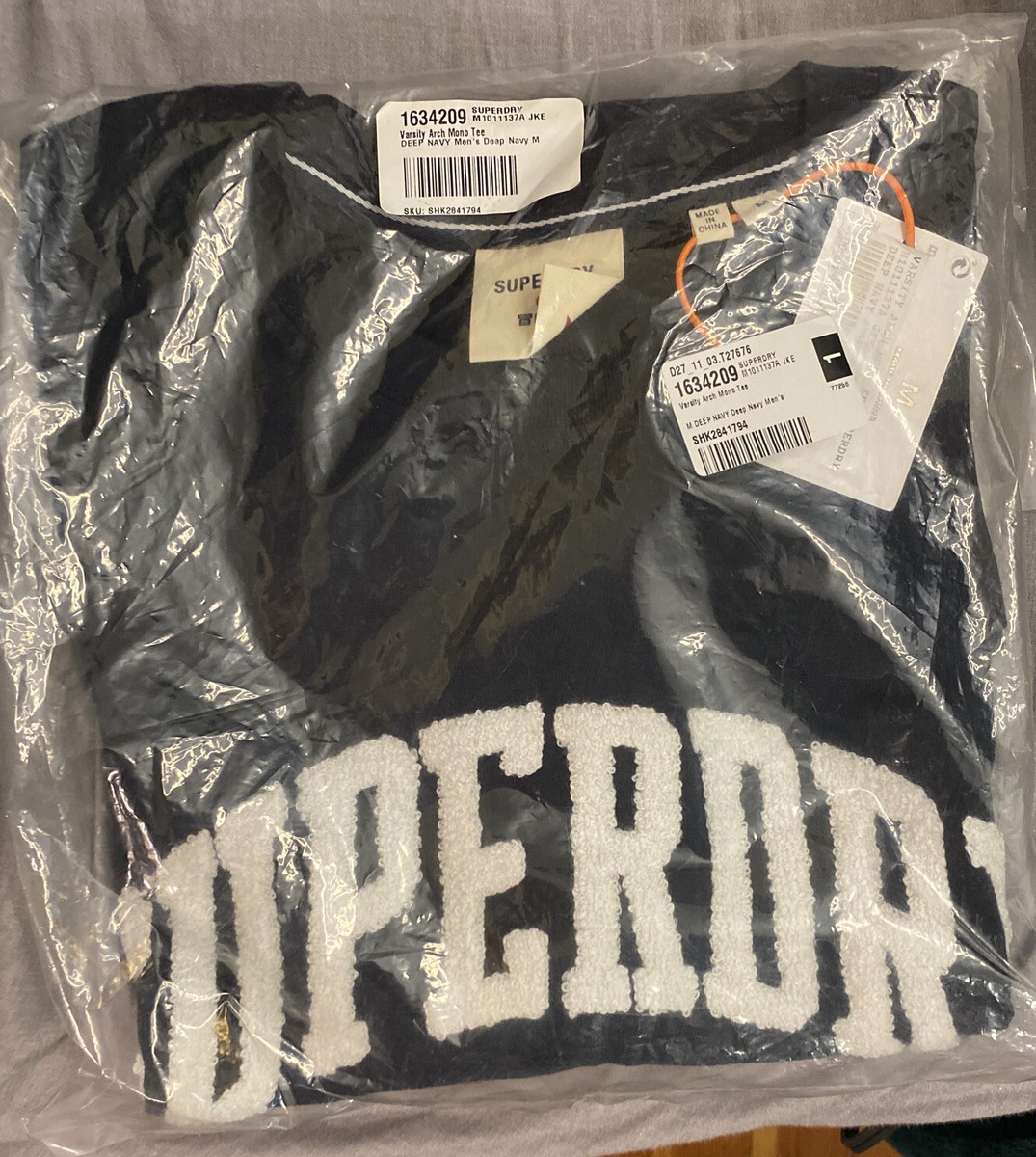 Superdry ラガーシャツ ネイビー サイズ15 Superdry ラガーシャツ ネイビー サイズ15