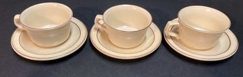 Pfaltzgraff Village Stoneware Tea Coffee Cup and Saucer Set of 3 - Picture 4 of 16