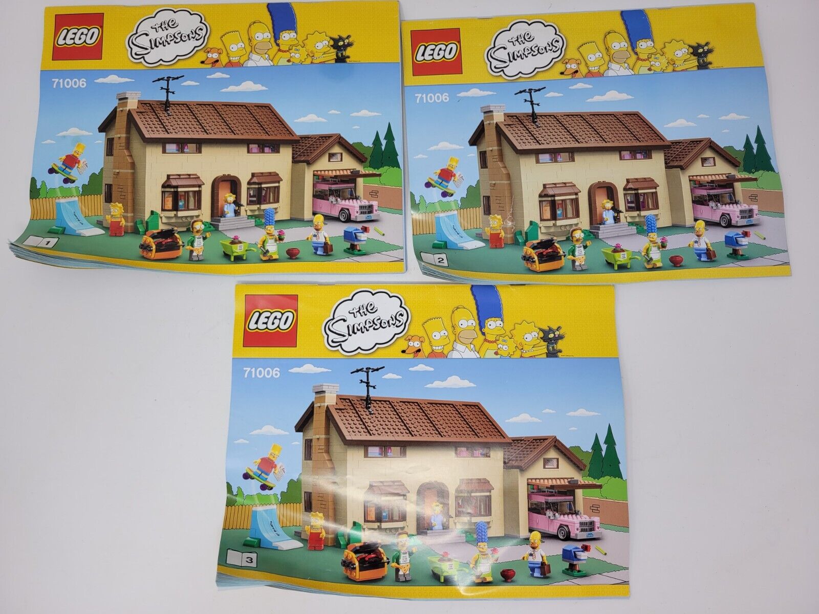 INSTRUCTIONS ONLY FOR LEGO 71006 The Simpson's House No Bricks