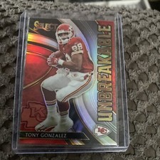 2020 Select TONY GONZALEZ Unbreakable Prizm #U25 Chiefs 