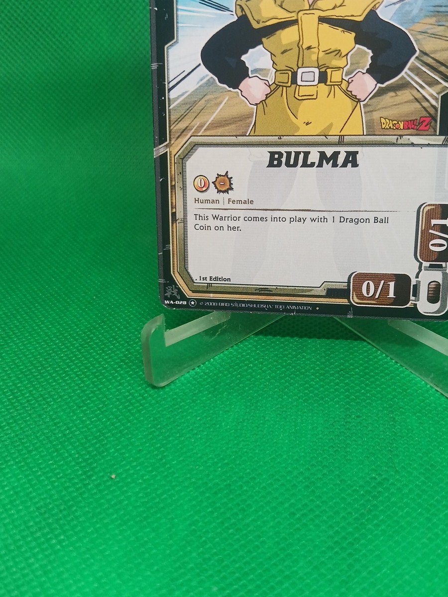 Dragon Ball Z CCG 2008 Bulma WA-028 1st Ed Bandai Warriors Return