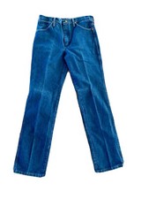 Vintage Wrangler Dark Wash Original Fit 33x34 Made in USA 936PWD Excellent Cond