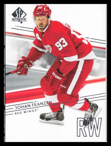 2014 SP Authentic Johan Franzen #68 card