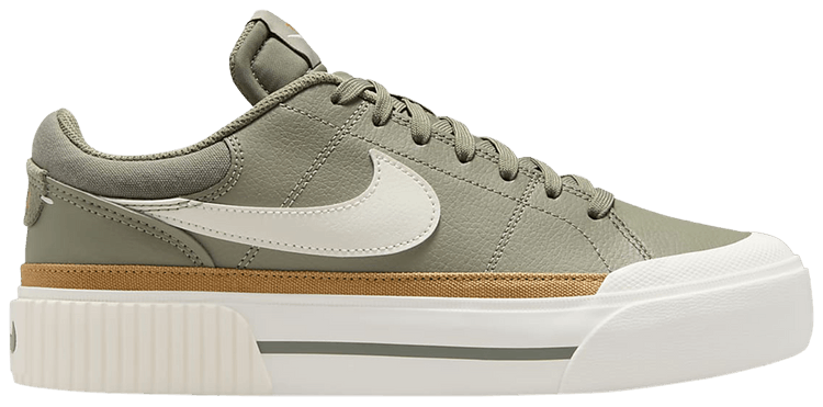 Nike Womens Court Legacy Lift 'Light Army' DM7590-300 In Stock