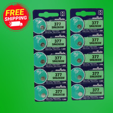 Murata 377 SR626SW Watch Battery Exp 2032  10Pc