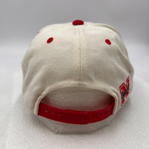 Vintage University Nebraska Huskers BIG LETTERS Snapback Hat Wool Blend - TOW - 第 9/16 張圖片