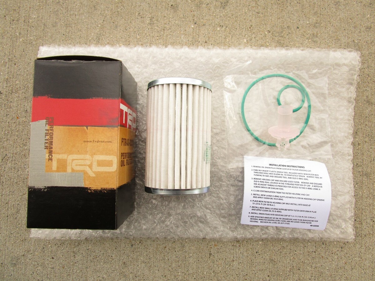Genuine Toyota TRD High Performance Oil Filter Ptr43-00081 for