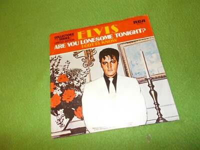 ELVIS PRESLEY Are You Lonesome Tonight 45 RPM "7 Picture Sleeve (EX) | eBay