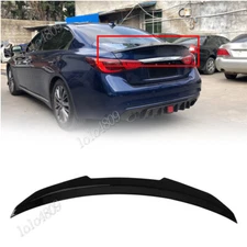 Gloss Black Printing Rear Trunk Spoiler For 2014-2023 Q50 Spoiler PSM Style USA