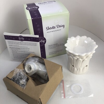 Scentsy Shasta Daisy Mini Warmer Retired NIB