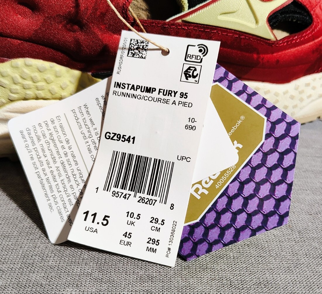Reebok Street Fighter Instapump Fury 95 GZ9541 ZANGIEF Sz Reebok Street Fighter Instapump Fury 95 GZ9541 ZANGIEF Sz