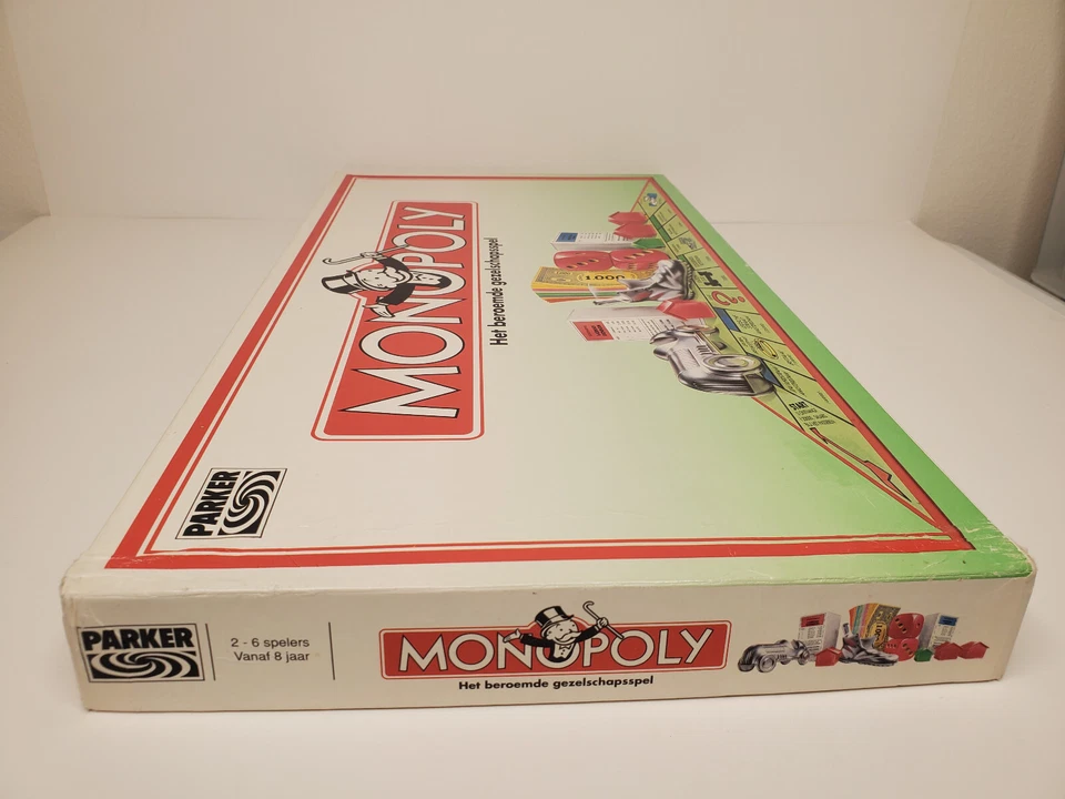 Parker Brothers Dutch Language Monopoly Board Game - 1992 - 100% Complete - Image 4 of 4