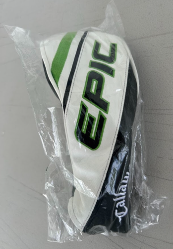 Callaway Golf Epic Speed Fairway Wood Head Cover - White/Black/Green-Brand New