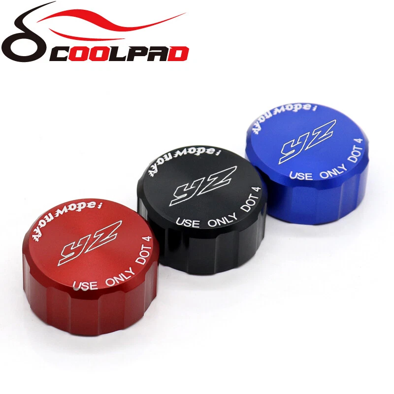 Cubierta de tapa de aceite de líquido de frenos trasero CNC YZ para YAMAHA YZ80 YZ85 YZ125 YZ250 Foto 2 de 4