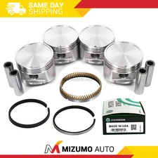Pistons w/ Rings fit 90-97 Nissan D21 Pickup 2.4L KA24E DOHC 12V