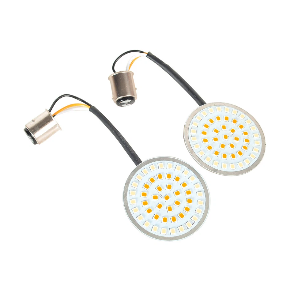 Luces intermitentes LED delanteras 1157 para Harley Davidson Sportster 883 Foto 2 de 4