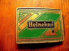 Vintage 1978 Heineken Beer Solid Brass Enameled Belt Buckle