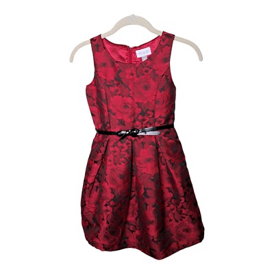 PLACE Formal Floral Red Pleated Short Sleeve Belted Dress Girls Sz 8 Valentines | eBay PLACE Formal Floral Red Pleated Short Sleeve Belted Dress Girls Sz 8 Valentines | eBay