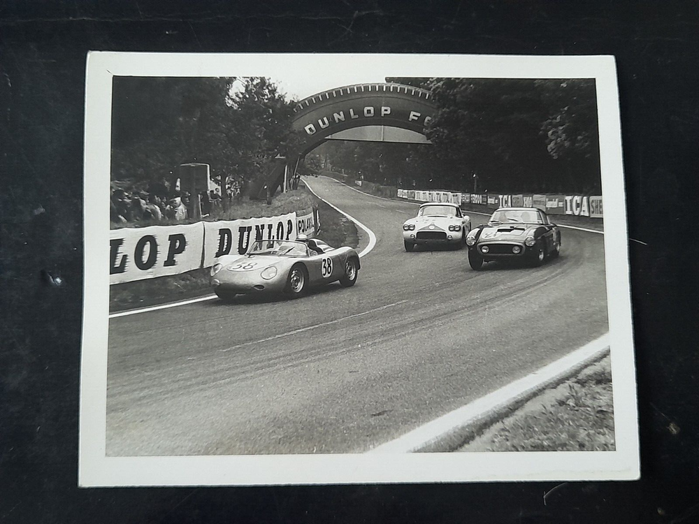Porsche 718 RS60 Le Mans 1960 Original Vintage Racing Photo #1