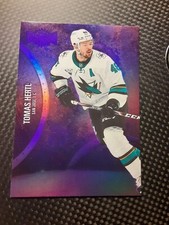 2021/22 UD Metal Universe Hockey /199 PURPLE Parallel # 69 TOMAS HERTL