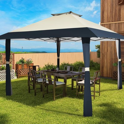 Upgraded Pop Up Patio Gazebo 13x13 Easy 