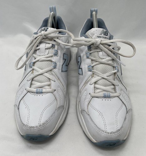 New Balance 608 Training Shoes WX608WB5 White Blue Athletic Womens Size 8.5 B - Picture 2 of 8