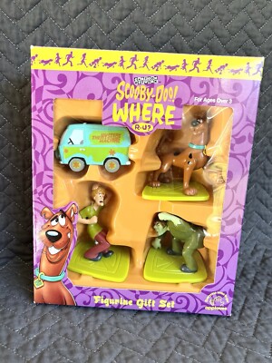 Scooby-Doo Figures 4 Pc Mystery Machine Shaggy Hanna-Barbera 1998 UNUSED   READ