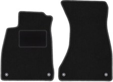 Schwarze Fußmatten vorne für: Audi A4 B9 (2015-)