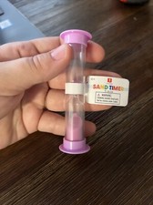 Pink 3 Minute Sand Timer For Kids