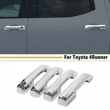 4P ABS Chrome Car Side Door Handle Decor Cover Trim Fit For Toyota 4Runner 2025+