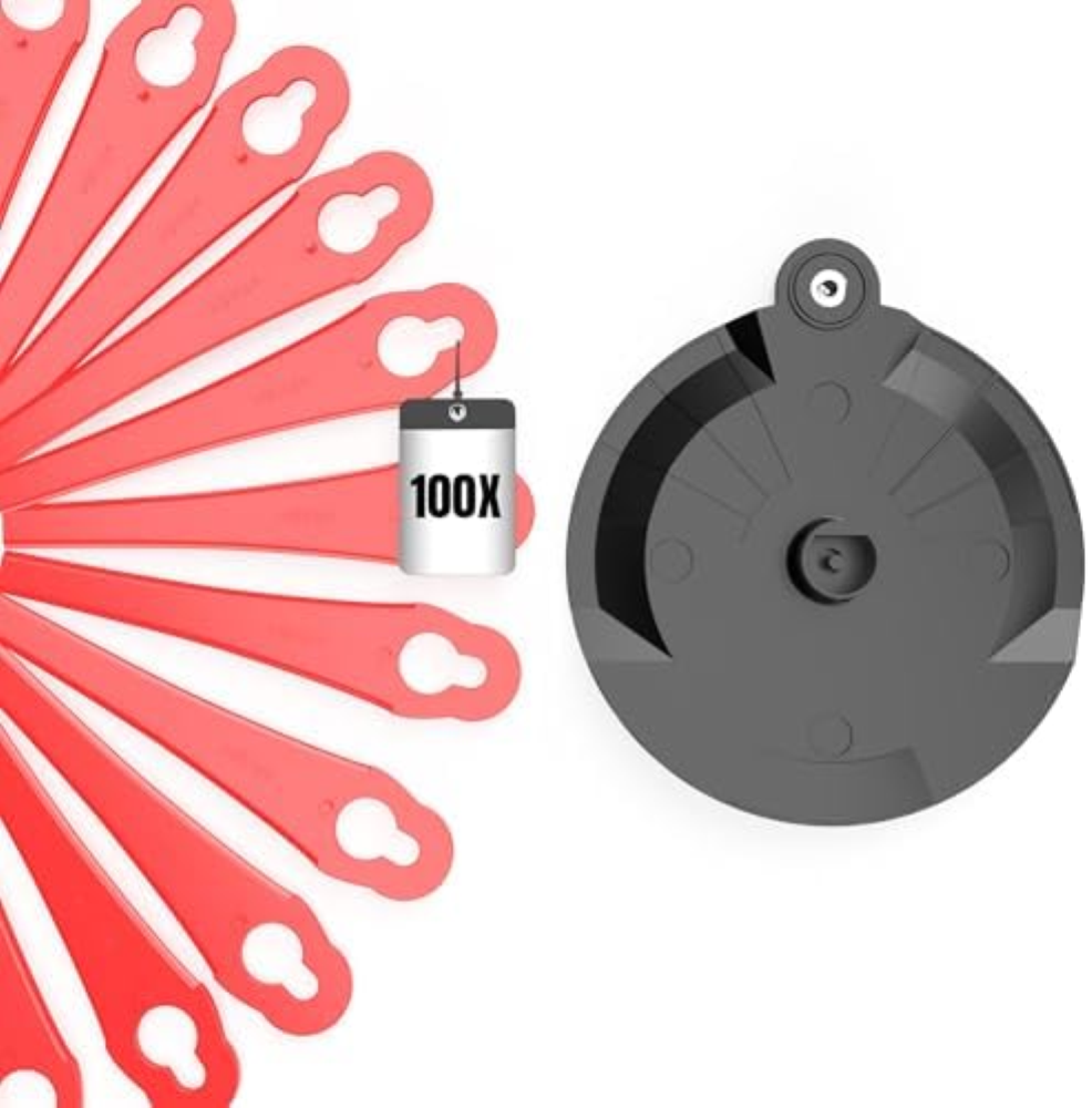 100 lame di ricambio per rasaerba a batteria Florabest FRTA 20 A1, Lidl, IAN 282