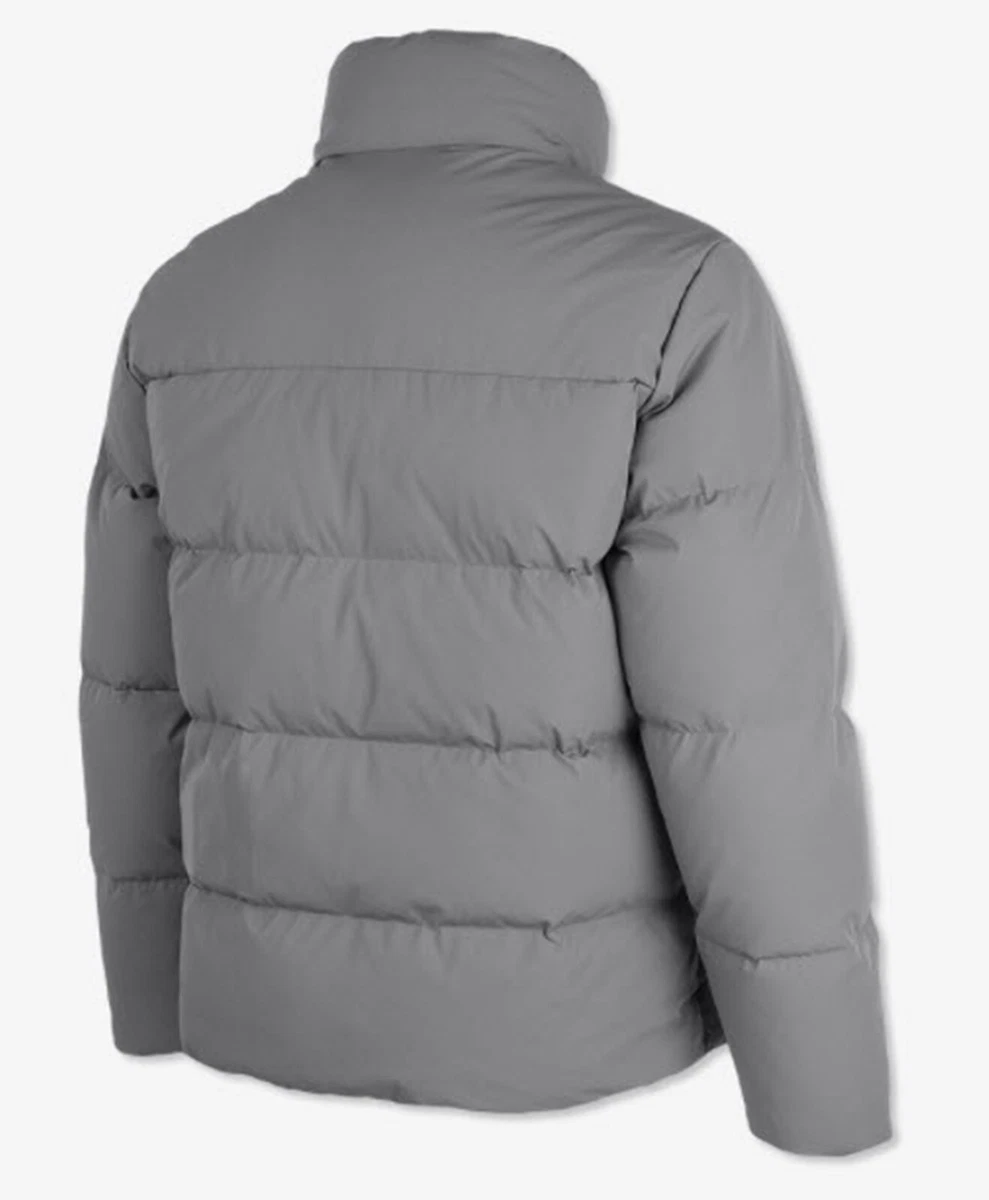 Puma Men KK Short-Down Padding Jacket Gray Winter Coat Top Padded  